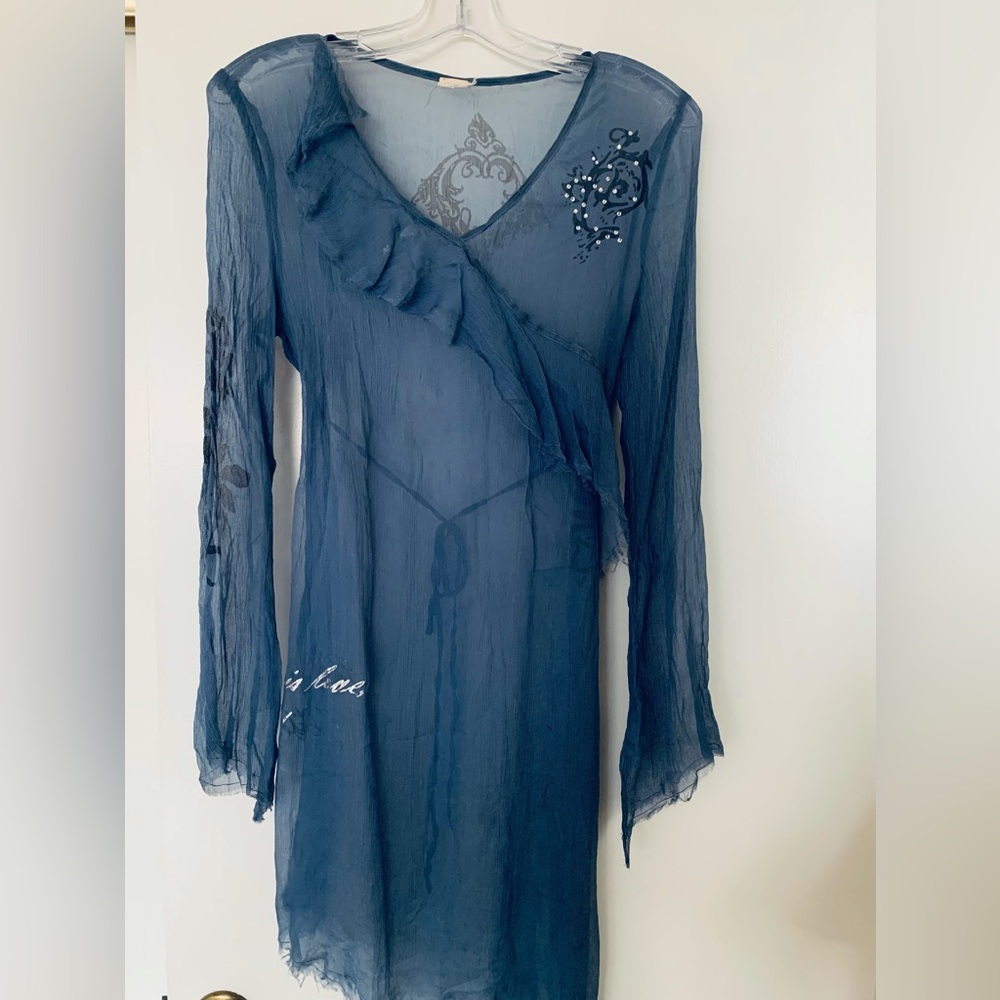 Sheer festive dress